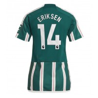 Koszulka piłkarska Manchester United Christian Eriksen #14 Strój wyjazdowy dla kobiety 2023-24 tanio Krótki Rękaw